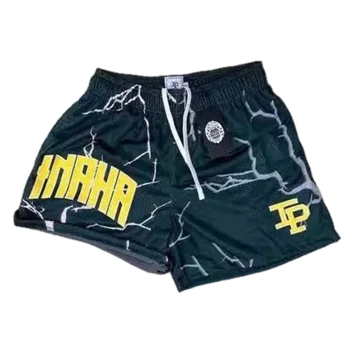 IP Lightning Green Mesh Shorts