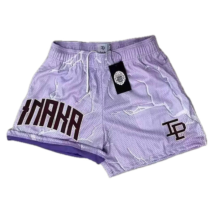 IP Lightning Light Purple Mesh Shorts