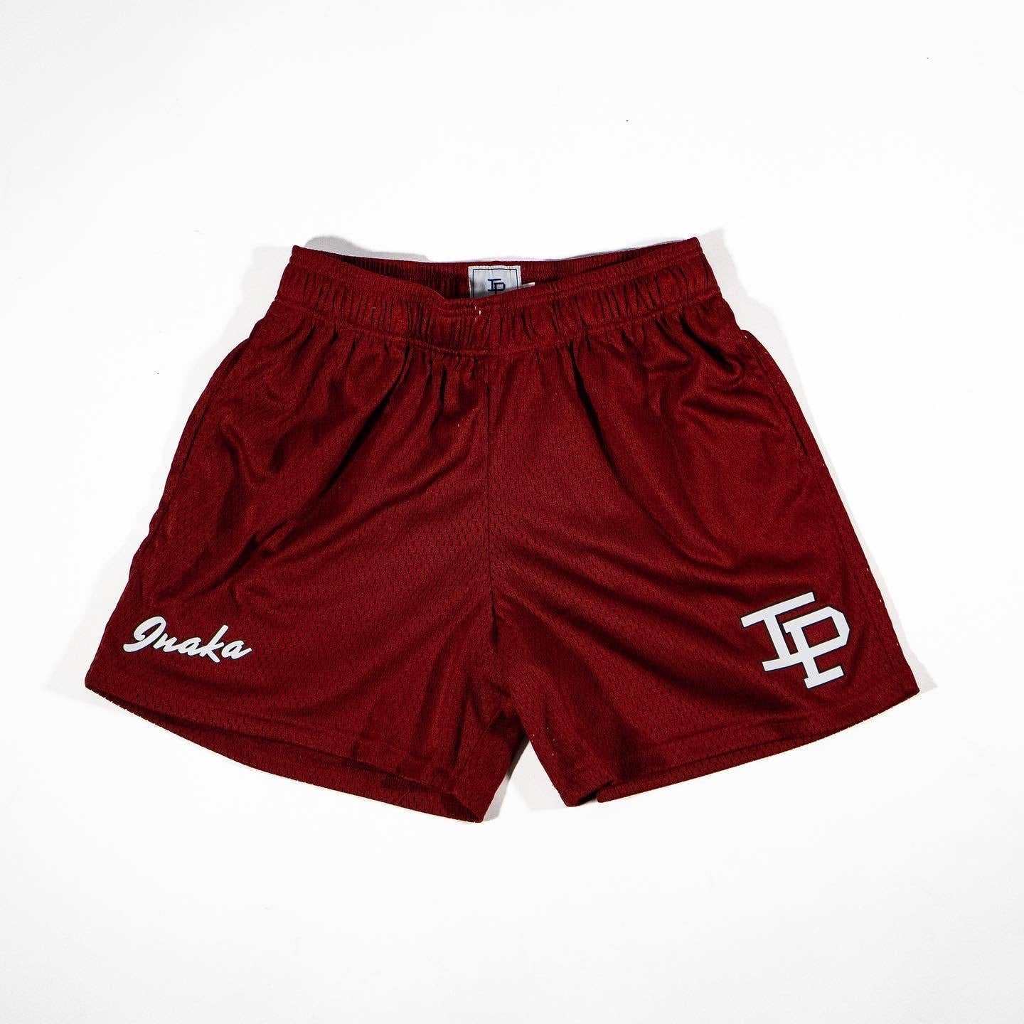 IP Shorts Red Mesh Shorts