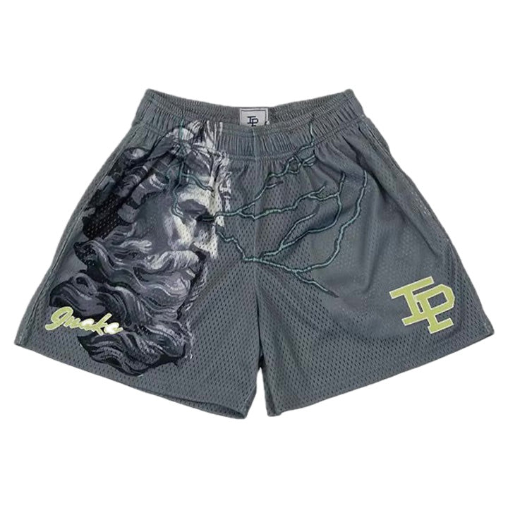 IP Head Dark Gray Mesh Shorts