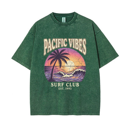 T-Shirt Est. 1993 "Pacific Vibes" Surf Club