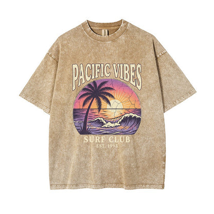 T-Shirt Est. 1993 "Pacific Vibes" Surf Club