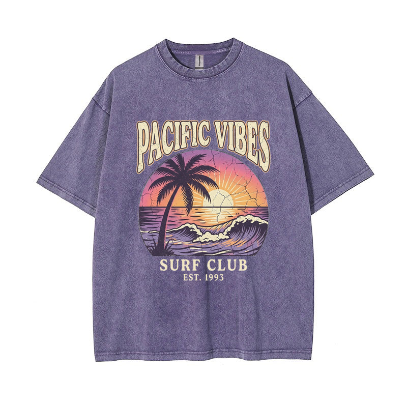 T-Shirt Est. 1993 "Pacific Vibes" Surf Club