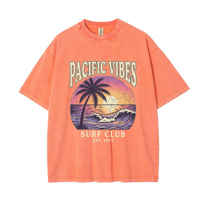 T-Shirt Est. 1993 "Pacific Vibes" Surf Club