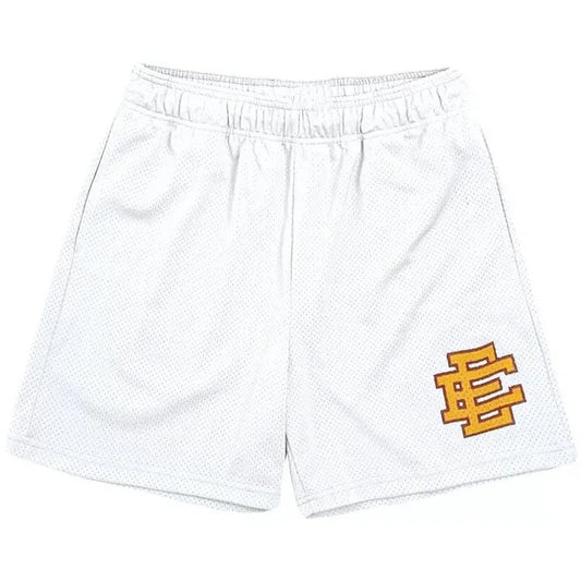 EE Basic White Gold Beach Sports Shorts