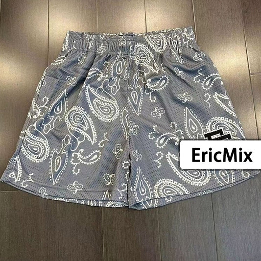 EE Cashew flowers Grey Shorts