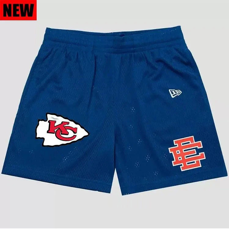 EE KC Blue Beach Sports Shorts