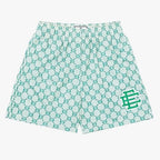 EE Shorts X Gucci Monogram Basic Print Shorts