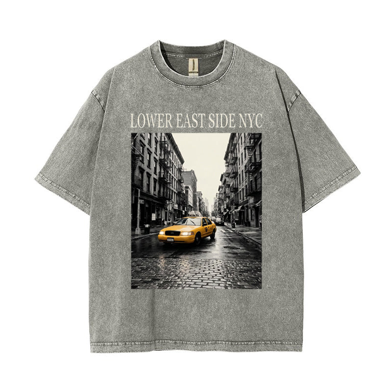 T-Shirt Lower East Side NYC Taxi