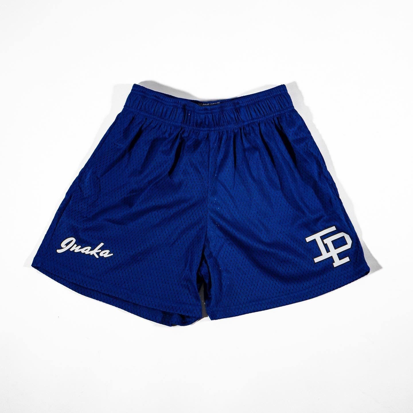 IP Shorts Blue Mesh Shorts