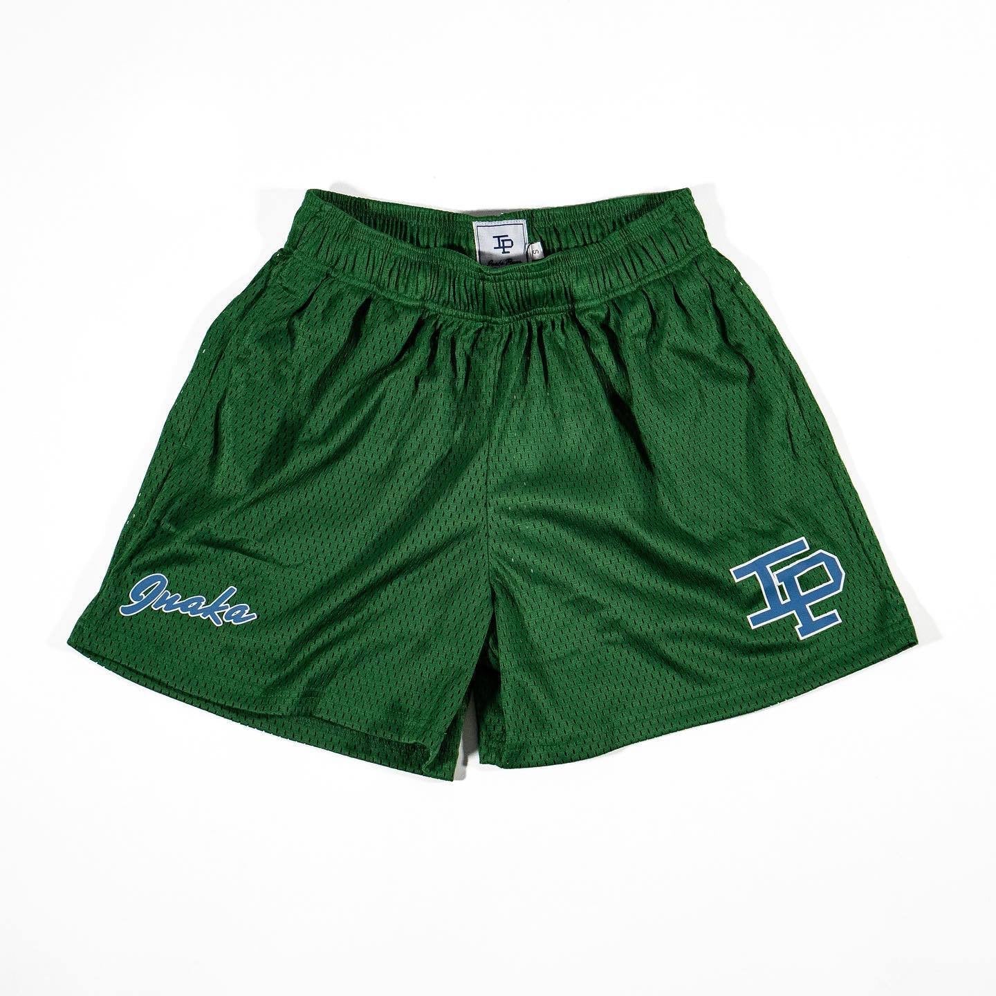 IP Shorts Green Mesh Shorts