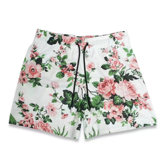 Blossom Dream Floral Mesh Shorts