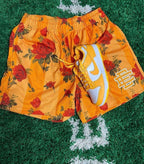 EE Mesh Short Red Rose-Yellow